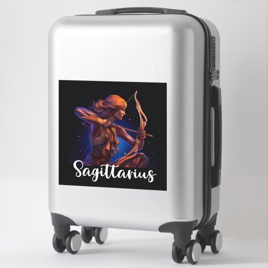 Sagittarius Vinyl Sticker (Sur valise)