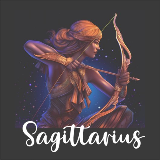 Sagittarius Vinyl Sticker (Devant)