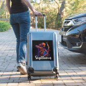 Sagittarius Vinyl Sticker (Valise Insitu)