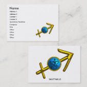 SAGITTARIUS VISITEKAARTJE (Voorkant / Achterkant)