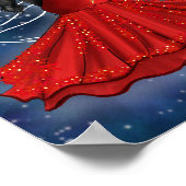 Sagittarius Vrouw godin met Jupiter Planet Poster (Hoek)