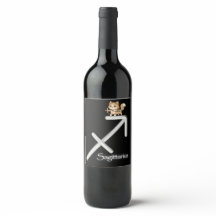 Sagittarius Wine Label
