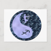 Sagittarius Yin Yang Briefkaart (Voorkant)