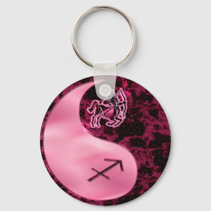 Sagittarius Yin Yang Sleutelhanger