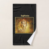 Sagittarius Zodiac Astrologie design Horoscope (Serviette à main)