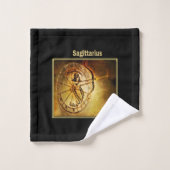 Sagittarius Zodiac Astrologie design Horoscope (Gant de toilette)