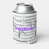 Sagittarius Zodiac Astrology Traits Collage Blikjeskoeler (Blikje Achterkant)