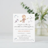 Sagittarius Zodiac Baby Shower Invitation (Debout devant)
