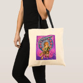 Sagittarius Zodiac Bag met Cute Vrouw Centaur Tote Bag (Voorkant (product))