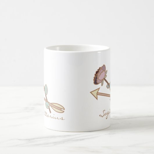 Sagittarius Zodiac Boho Coffee Mug (Centre)