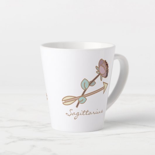 Sagittarius Zodiac Boho Coffee Mug (Angle droit)