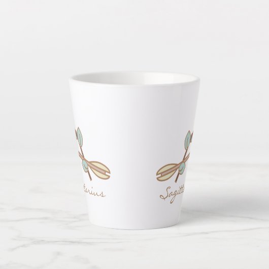 Sagittarius Zodiac Boho Coffee Mug (Devant)