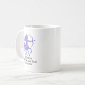 Sagittarius Zodiac Mug – Fueled by Caffeine and Ba (Devant gauche)