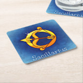 sagittarius zodiac onderzetters (Schuin)