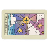 Sagittarius Zodiac Sign Abstract Art Magneet (Horizontaal)