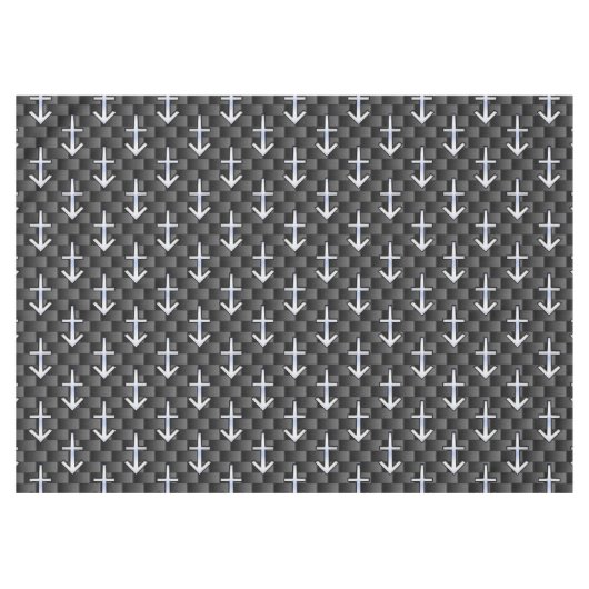 Sagittarius Zodiac Sign Carbon Style Tafelkleed (Voorkant (Horizontaal))