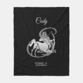 Sagittarius - Zodiac Sign Fleece Deken (Voorkant)