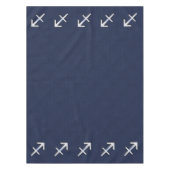 Sagittarius Zodiac Sign on Blue Carbon Fiber Print Tafelkleed (Voorkant)