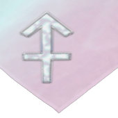 Sagittarius Zodiac Sign on Moeder Parelstijl Tafelkleed (Gekanteld)