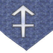 Sagittarius Zodiac Sign on Navy Digital Camouflage Tafelkleed (Gekanteld)