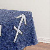 Sagittarius Zodiac Sign on Navy Digital Camouflage Tafelkleed (Voorbeeld)