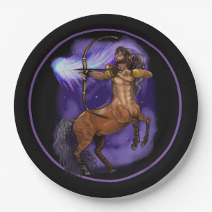 Sagittarius Zodiac Sign Papieren Bordje