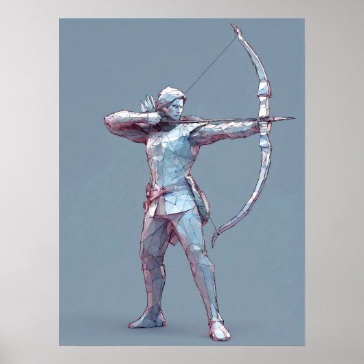 Sagittarius Zodiac Sign Poster (Voorkant)