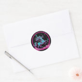 Sagittarius Zodiac Sign Ronde Sticker (Envelop)
