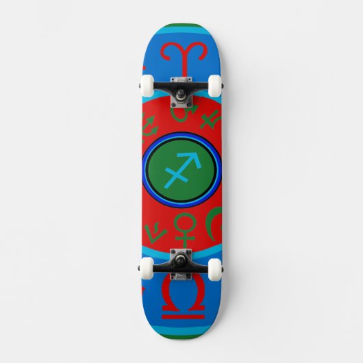 Sagittarius Zodiac Skateboard (Recto)
