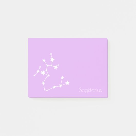 Sagittarius Zodiac Star Sign Post-it® Notes (Voorkant)