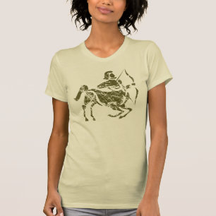 Sagittarius Zodiac Symbol Grunge Nov22 december 21 T-shirt