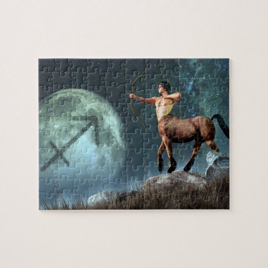 Sagittarius Zodiac Symbol Legpuzzel (Horizontaal)