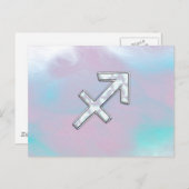 Sagittarius Zodiac Symbol Moeder parelstijl Briefkaart (Voorkant / Achterkant)