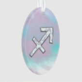 Sagittarius Zodiac Symbol Moeder parelstijl Ornament (voorkant)