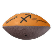 Sagittarius Zodiac Symbol Standard van K Yoncich American Football (Gedraaid 270)