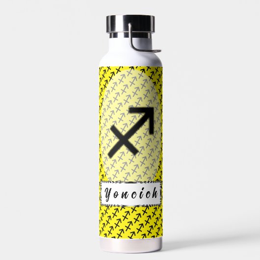 Sagittarius Zodiac Symbol Standard van K Yoncich Waterfles (Links)