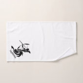 Sagittarius Zodiac Symbool en Sign Bad Handdoek (Handdoek)