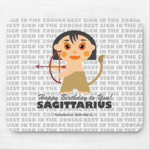 Sagittarius Zodiac voor kinderen Muismat