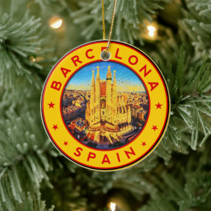 Sagrada Familia Barcelona Keramisch Ornament