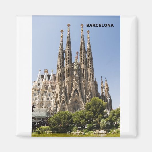 Sagrada Familia Barcelona Magneet (Voorkant)