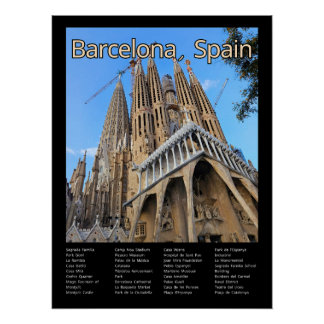 Sagrada Familia, Barcelona Perfect Poster