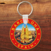 Sagrada Familia Barcelona Sleutelhanger (Voorkant)