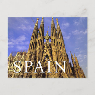 Sagrada Familia Barcelona, Spanje Briefkaart