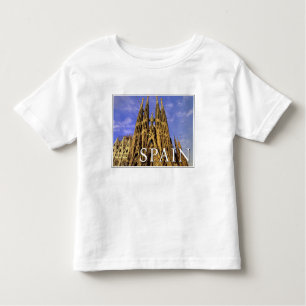 Sagrada Familia   Barcelona, Spanje Kinder Shirts