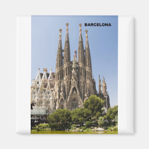 Sagrada Familia Barcelona Spanje Magneet