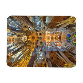 Sagrada Familia. Binnenshuis. Uitzicht 20. Magneet