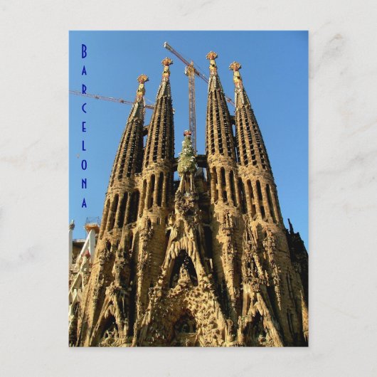 Sagrada Familia Briefkaart (Voorkant)