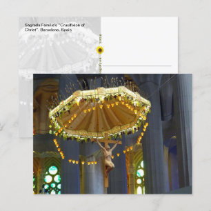 Sagrada Familia Crucifix, Barcelona, Spanje - Briefkaart