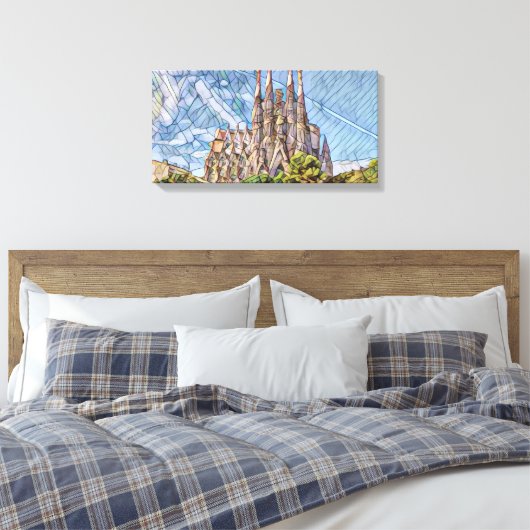 Sagrada Familia door Mirsat Karabel Canvas Afdruk
