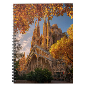 Sagrada Família Herfstgloed Notitieboek